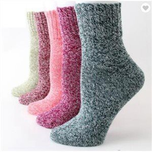 ক্রু উল মোজা